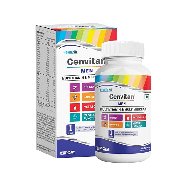 Image of Healthvit Cenvitan Multivitamin for Men 60 Tablets