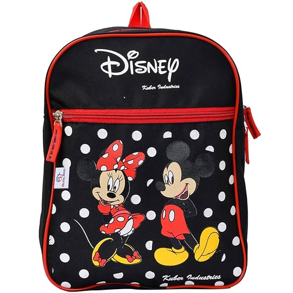 Image of Heart Home Polyester Waterproof Disney Mickey Backpack