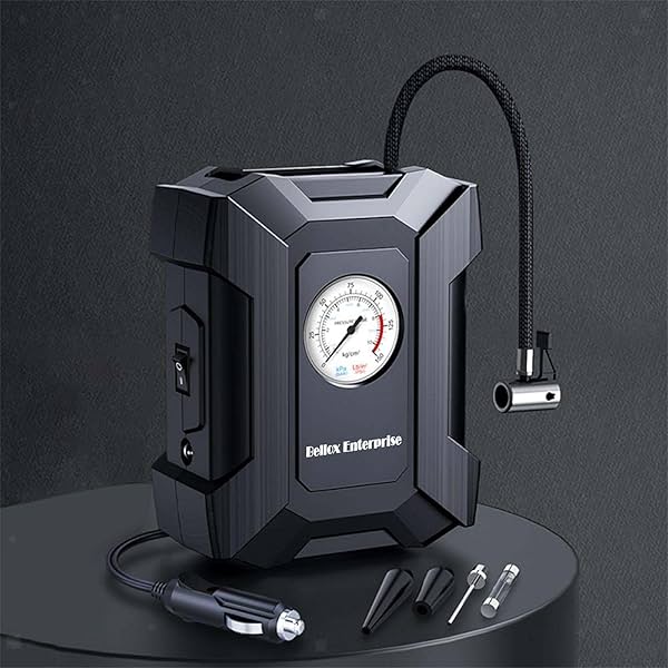 Image of Heavy Duty Electric Car Air Compressor Pump 