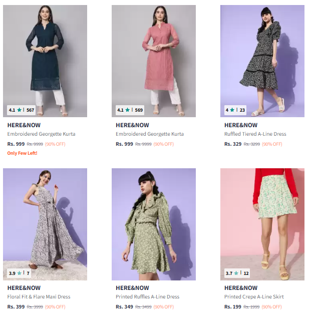 Image of Here & Now Brand Women's Clothing @ Up to 90% Discount