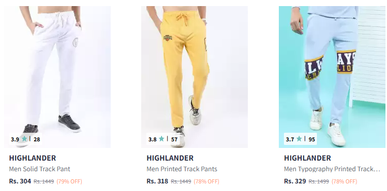 Image of Highlander Track Pants Men up to 79% Discount