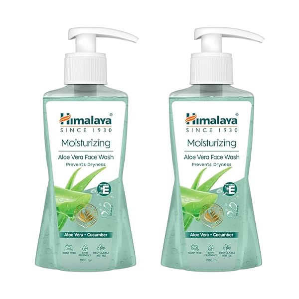 Image of Himalaya Moisturizing Aloe Vera Face Wash 200ML*2