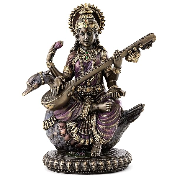 Image of Hindu Goddess of Music and Knowledge Saraswati