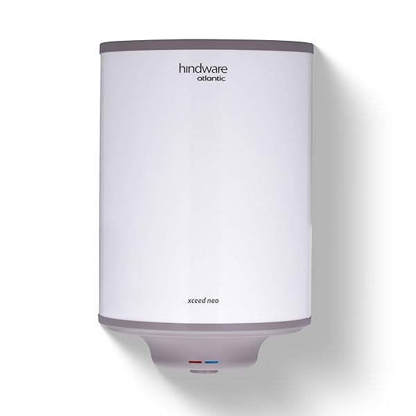 Image of Hindware Atlantic Xceed Neo 15L, 2Kw, Glasslined Coated Tank, Storage Water Heater, White