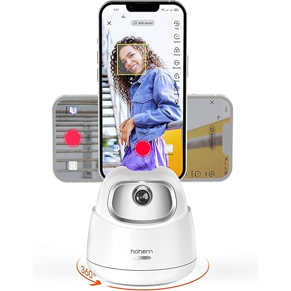 Image of Hohem Go Auto Face Tracking Tripod 360° Rotation Selfie Stand
