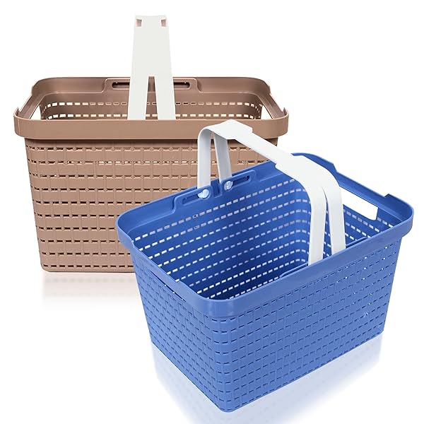 Image of Home Basket Plastic Fruits Storage Basket