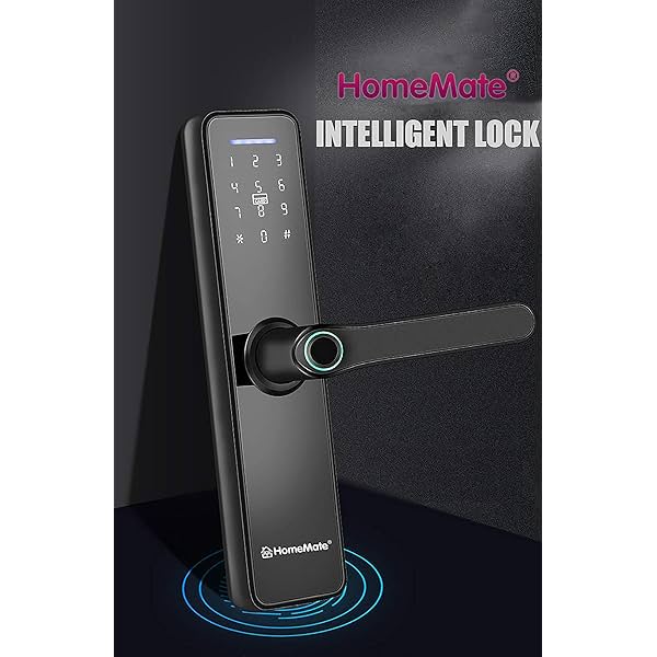 Image of HomeMate Touchscreen WiFi Fingerprint Door Lock