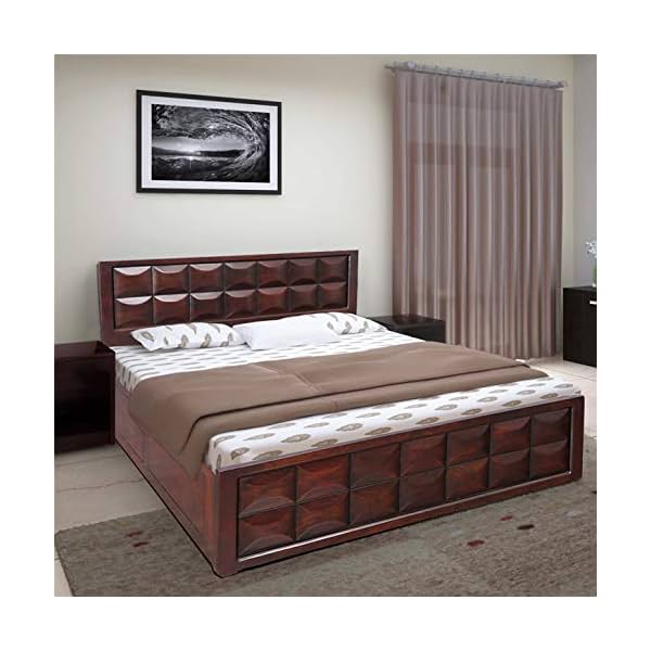 Image of HomeTown Florence Queen Size Bed (Walnut)