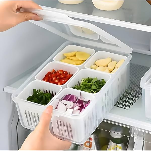 Image of HomeWiz Fridge Storage Containers