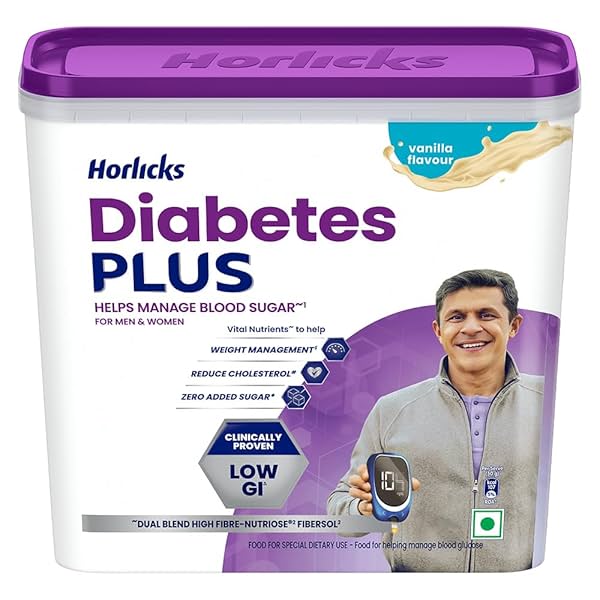 Image of Horlicks Diabetes Plus, Vanilla, 1kg Container