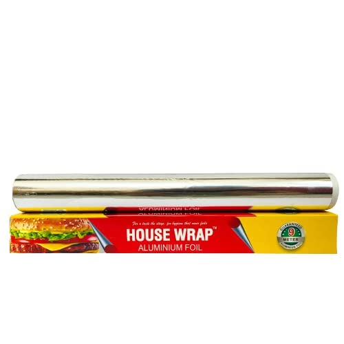 Image of House Wrap Aluminium Foil 70g (40+30g) for Food Packing, Cooking, Baking