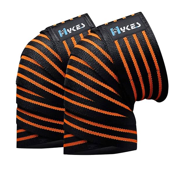 Image of Hykes Orthopedic Weight Lifting Knee Wraps