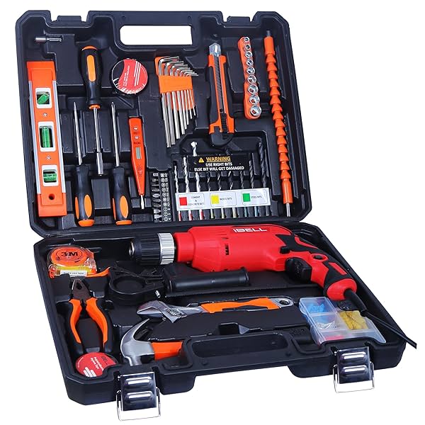 Image of IBELL Professional Tool Kit with Impact Drill