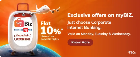 Image of ICICI Bank Offer : Flat 10% Discount on Domestic Flights and Hotels