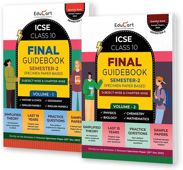 Image of ICSE Class 10 Semester 2 Final Guidebook
