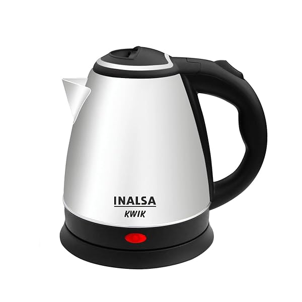 Image of INALSA Electric Kettle 1.5 Liter with Stainless Steel Body - Kwik|