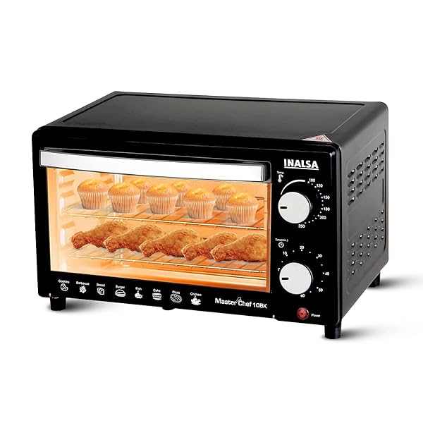 Image of Inalsa Oven MasterChef 10BK OTG (10Liters) with Temperature Selection 800 