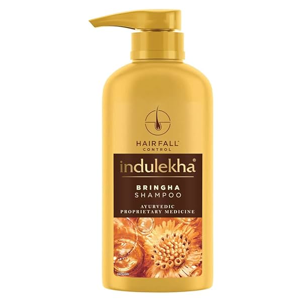 Image of Indulekha Bringha Shampoo|| Proprietary Ayurvedic Medicine for Hairfall|| 580ml.