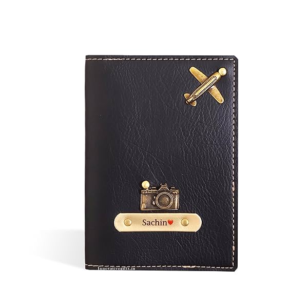 Image of Innovative Gifts Unisex Personalized Passport Cover Holder