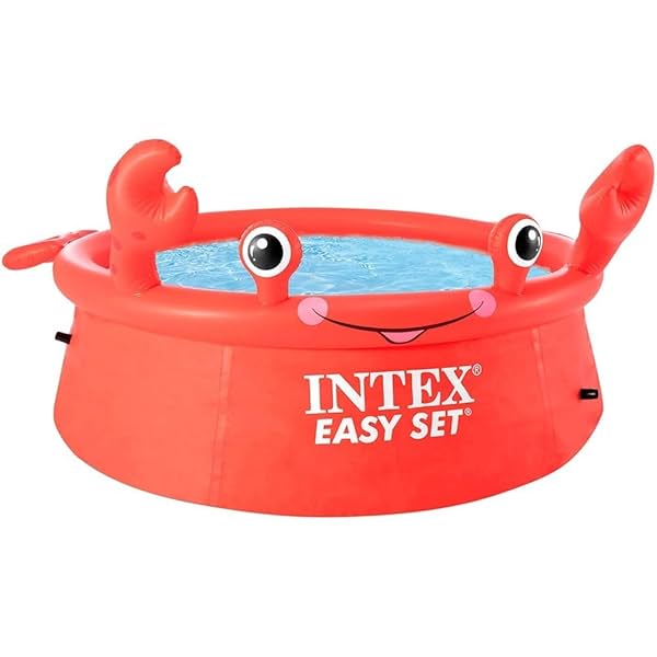 Image of Intex - 26100 Happy Crab Easy Set Above Ground Pool 6 Feet