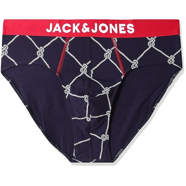 Image of JACK & JONES Men's Cotton Classic Regular Checkered Briefs