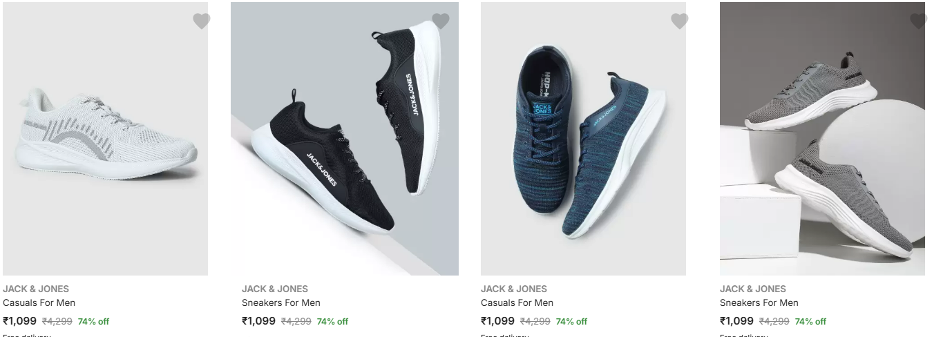 Image of JACK & Jones Men's Shoes Starting at ₹1049