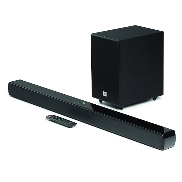 Image of JBL 2.1 Channel 110W Calling Soundbar with Wired Subwoofer