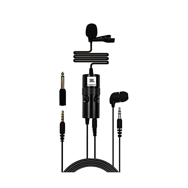 Image of JBL CSLM30B Lavalier Microphone with Headphone-Out