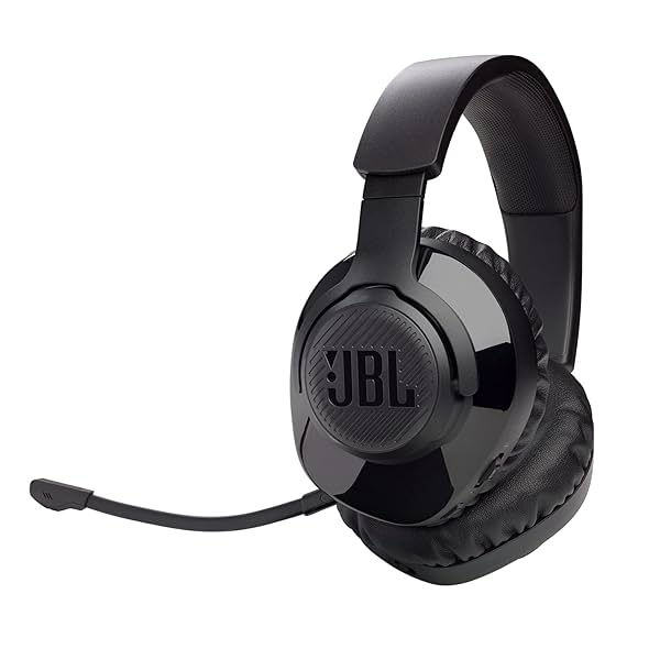 Image of JBL Free WFH Wireless, Over Ear Headset with Detachable Voice-Focus Noise Cancelling Mic