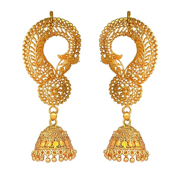 Image of JFL Gold Plated Copper Earrings