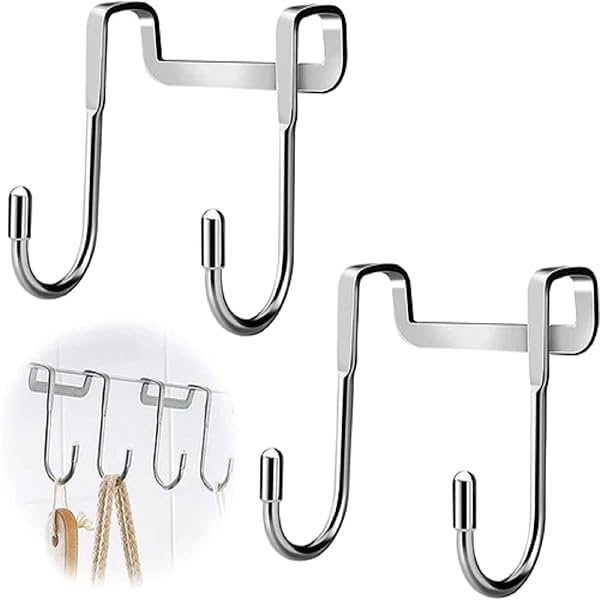 Image of JIALTO S-Shaped Hook, Stainless Steel, pack of 5.