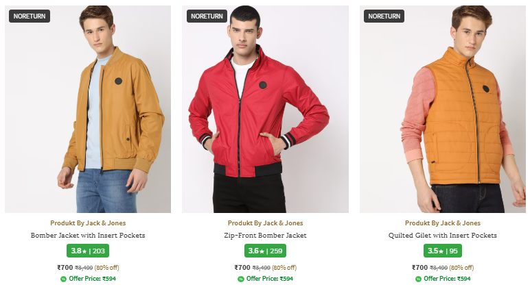 Image of Jack And Jones Brand Men's Jacket @ Up to 80% Discount