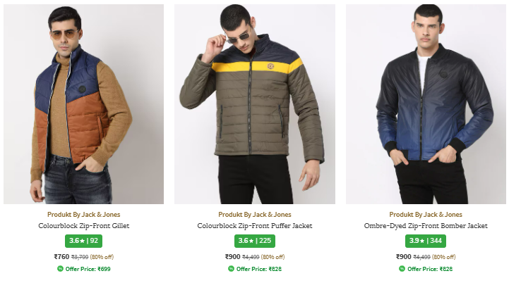 Image of Jack And Jones Brand Men's Jacket @ Up to 80% Discount | Plus Extra Coupon Discount