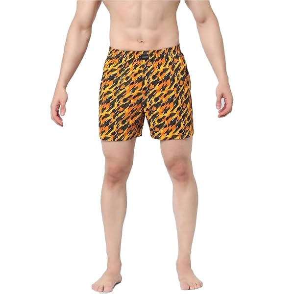 Image of Jack & Jones Printed Cotton Regular Fit Mens Boxers