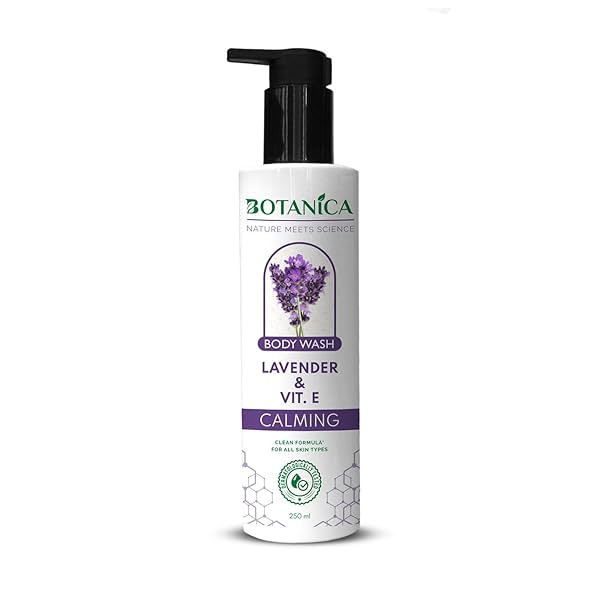 Image of Jaquline USA Botanica Vit E Lavender Body Wash, 250ml