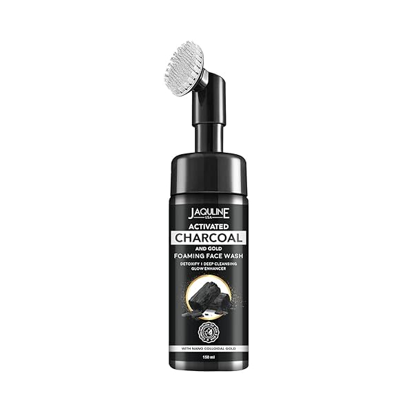 Image of Jaquline USA Charcoal and Gold Foaming facewash 150ml