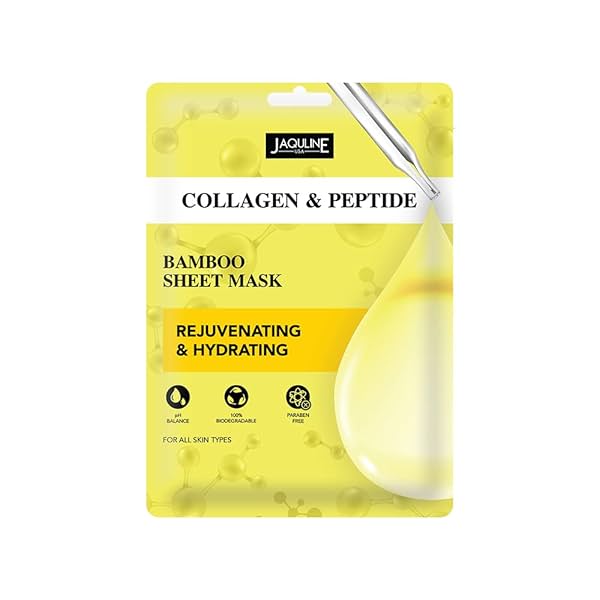 Image of Jaquline USA Collagen & Peptide Sheet Mask|Zero Paraben