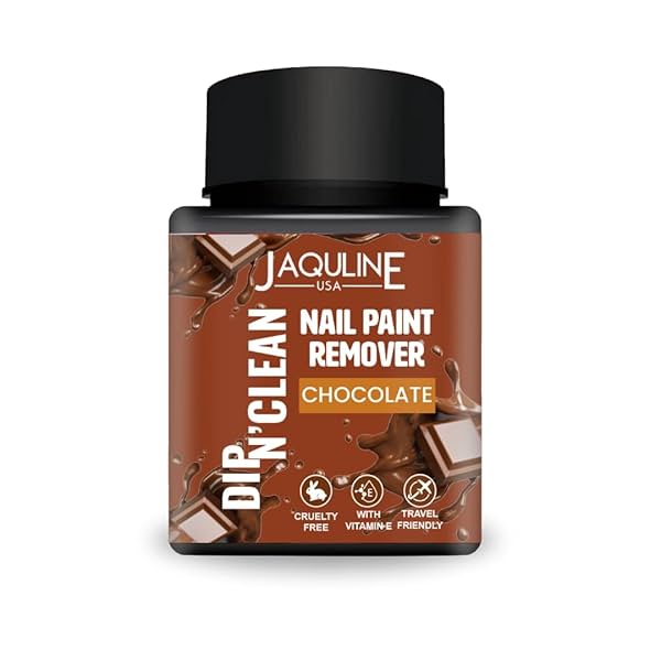 Image of Jaquline USA Dip N' Clean Nail Polish Remover 80ml- Chocolate