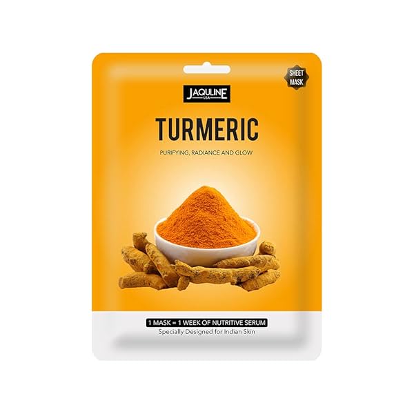 Image of Jaquline USA Turmeric Sheet Mask 1 Count