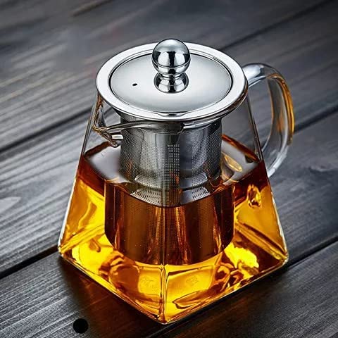 Image of Jinelza Glass Tea Kettle Borosilicate Glass Tea Pot