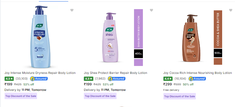 Image of Joy Personal Care Minimum 50% Discount