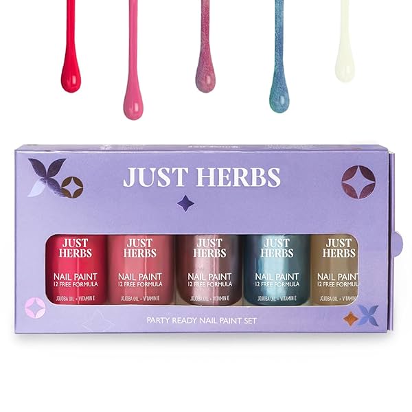 Image of Just Herbs Party Ready Nail Paints Set