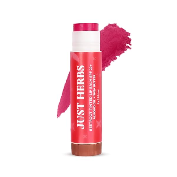 Image of Just Herbs Tinted Lip Balm for Men and Women