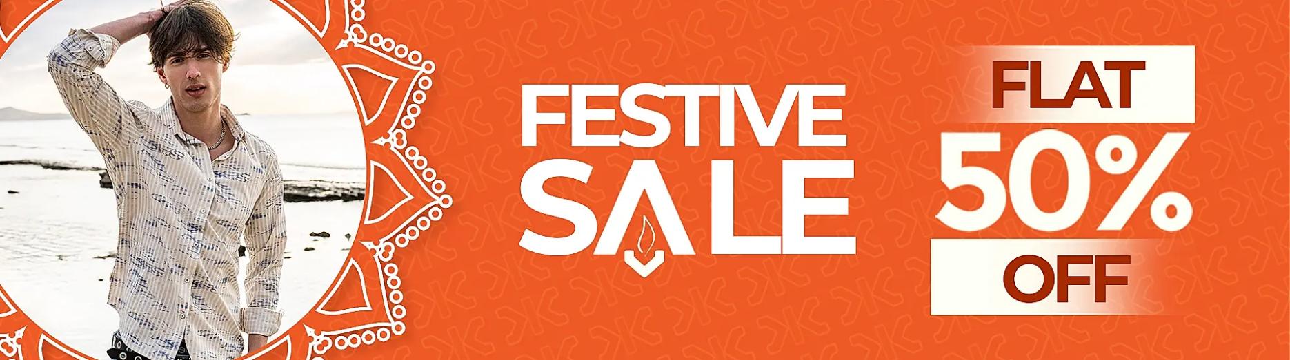 Image of  KILLER JEANS Festive Sale : Save Up to 50% + Extra 5% on Men's Fashion