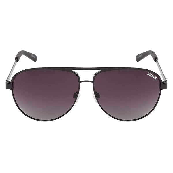 Image of KILLER Men's Polarised Square Sunglasses (Black)