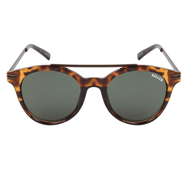 Image of KILLER Women's Polarised Round Sunglasses (Brown)