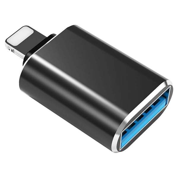 Image of Kanget Lightning Male to USB Female OTG Connector USB 3.0 OTG Adapter Compatible with iPhone