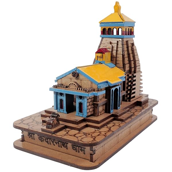 Image of Kedarnath Temple 3D Model Mandir Statue