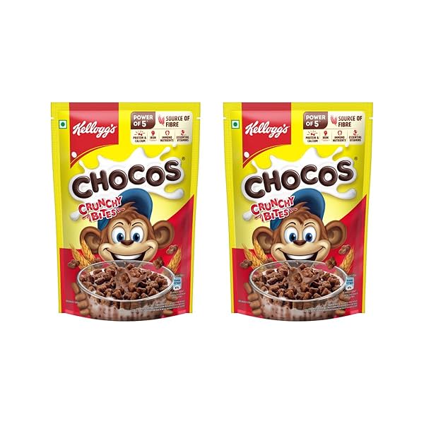 Image of Kellogg Chocos Crunchy Bites 375 g (Pack Of 2)