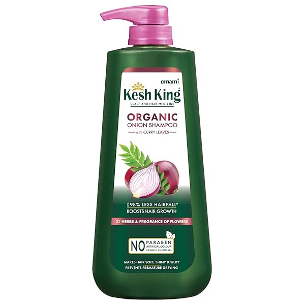 Image of Kesh King Organic Onion Shampoo (600ml, 625g)